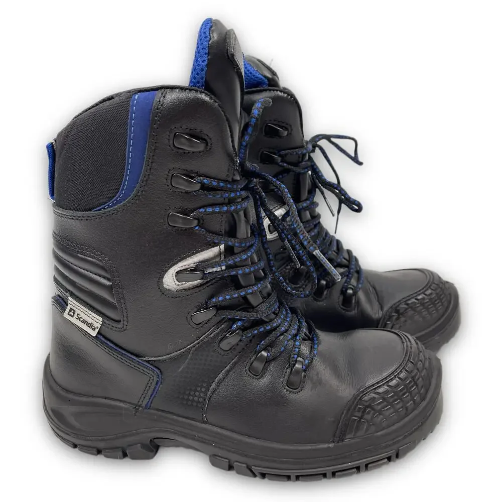 Safety Work Boots Insulated Water Resistant Aluminum Toe Protection Black 7.5